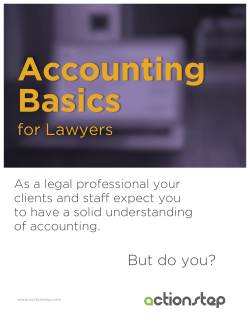 for Lawyers - Actionstep