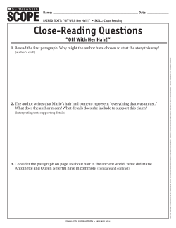 Close-Reading Questions