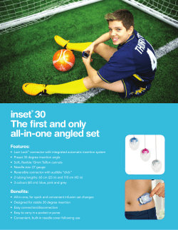 inset&reg; 30 The first and only all-in-one angled set