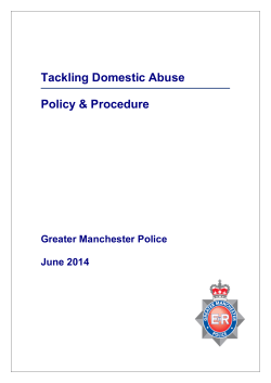 Domestic abuse policy and procedure v0.16