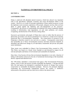 national environmental policy