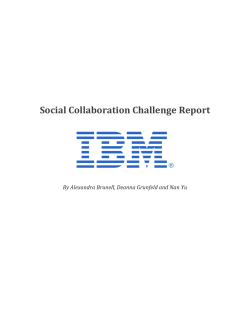 Social Collaboration Challenge Report