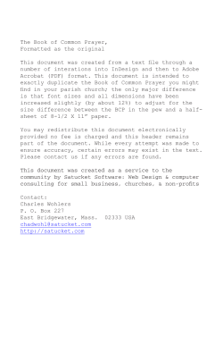 Holy Eucharist: Rite One