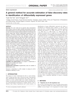 A general method for accurate estimation of false discovery rates in
