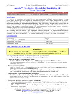 19005 Amplite&trade; Fluorimetric Mercuric Ion