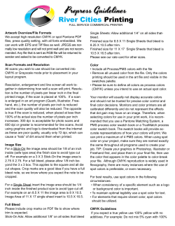 Prepress Guidelines - River Cities Printing