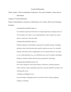 Annotated Bibliography Theme/ Apollo 11 Moon Landing/Space