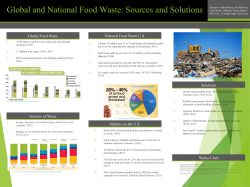 Global and National Food Waste