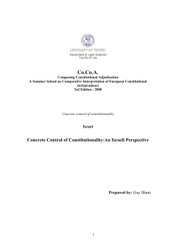 Concrete Control of Constitutionality