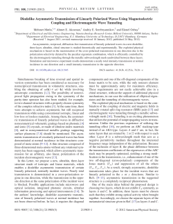 Diodelike Asymmetric Transmission of Linearly Polarized Waves