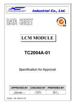 LCM MODULE TC2004A-01