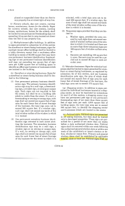 placed or suspended closer than ten feet to any property line or