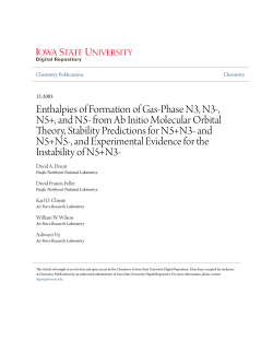 Enthalpies of Formation of Gas-Phase N3, N3-, N5+, and N5