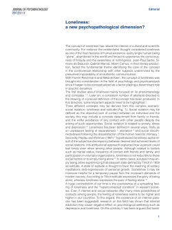 Scarica il PDF - Journal of Psychopathology