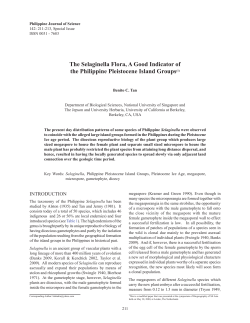 PJS Special Issue Tan BC.indd - Philippine Journal of Science