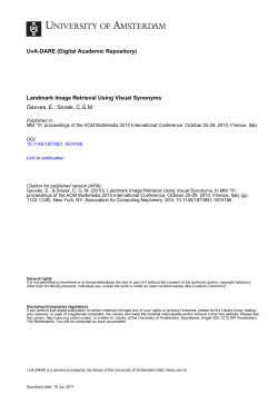 Landmark Image Retrieval Using Visual Synonyms Gavves, E.