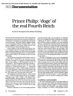 Prince Philip: `Doge` of the Real Fourth Reich