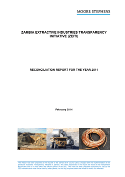 2011 Reconcilation Report
