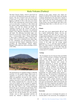 Kula Volcano (Turkey) - European Dry Grassland Group