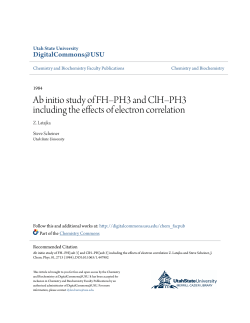 Ab initio study of FH&ndash;PH3 and ClH&ndash;PH3 including the effects of