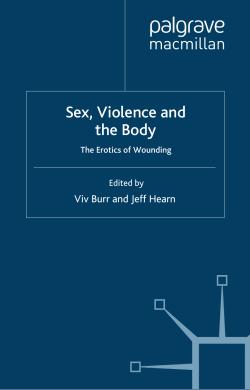 Sex, violence and the body: the erotics of wounding