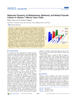 Molecular Dynamics of Methylamine, Methanol, and Methyl Fluoride
