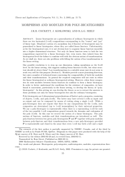 morphisms and modules for poly-bicategories