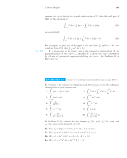 denotes the curve having the opposite orientation of C, then the