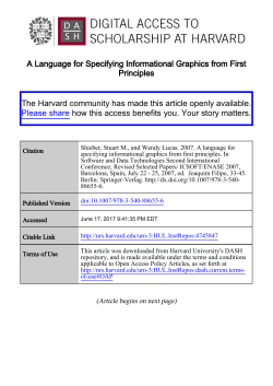 A Language for Specifying Informational Graphics from First