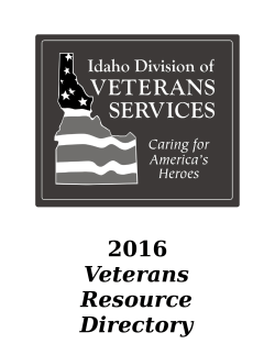 the List of Idaho Veterans Resources