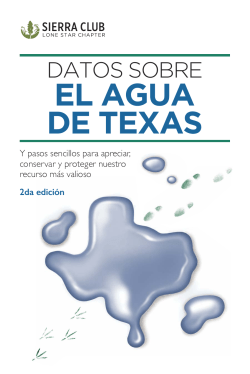 el agua de texas - The Texas Living Waters Project