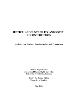 justice, accountability and social reconstruction