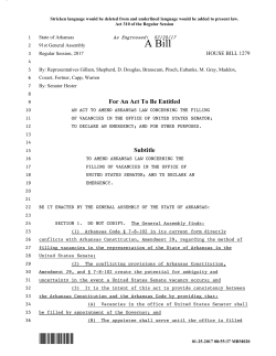 Act 310 - Arkansas General Assembly