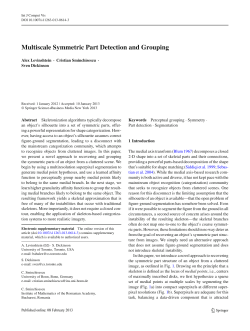 Multiscale Symmetric Part Detection and Grouping