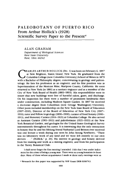 paleobotany of puerto rico