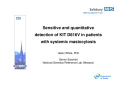 LGC Meeting_WHITE - National Genetics Reference Laboratories