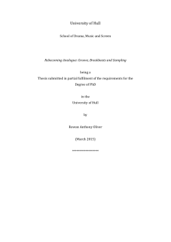 Thesis - Hull Hydra - University of Hull