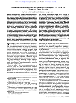 Demonstration of Osteonectin mRNA in