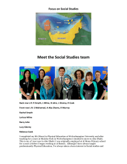 Meet the Social Studies team
