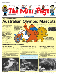 Australian Olympic Mascots