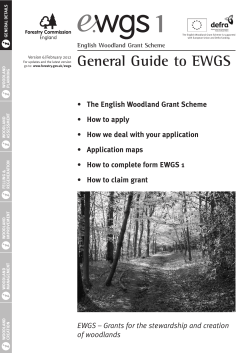 General Guide to EWGS