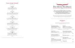 Speisekarte - im kleinen Steakhaus