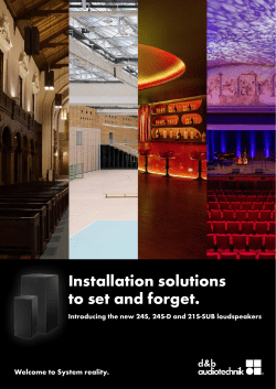 24S/21S-SUB Introductory brochure