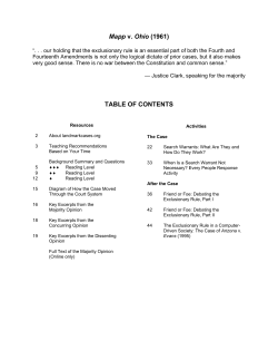 Mapp v. Ohio - Cortez High School