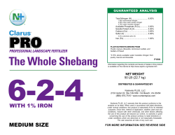 LABEL - Nutrients PLUS Clarus PRO Whole Shabang (6-2