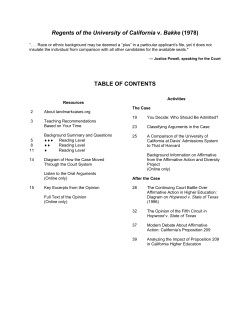 Regents of the University of California v. Bakke