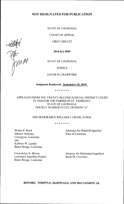 District Attorney Louisiana Appellate Project Baton