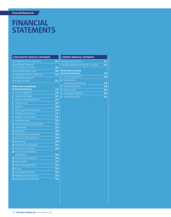 Financial Statements - Rolls