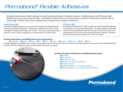 Permabond&reg; Flexible Adhesives - Permabond Engineering Adhesives