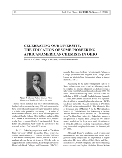 celebrating our diversity. the education of some pioneering african